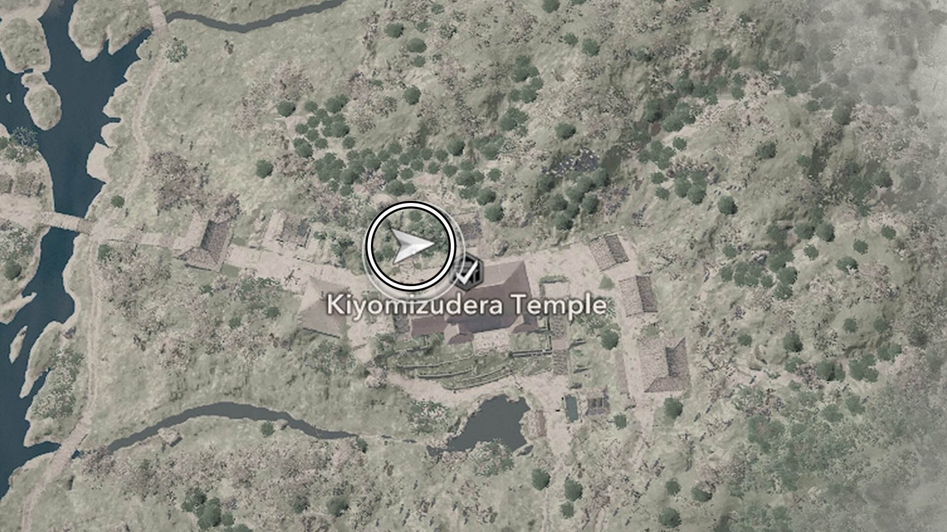 assassin&rsquo;s creed shadows Kiyomizudera temple lost page three map location