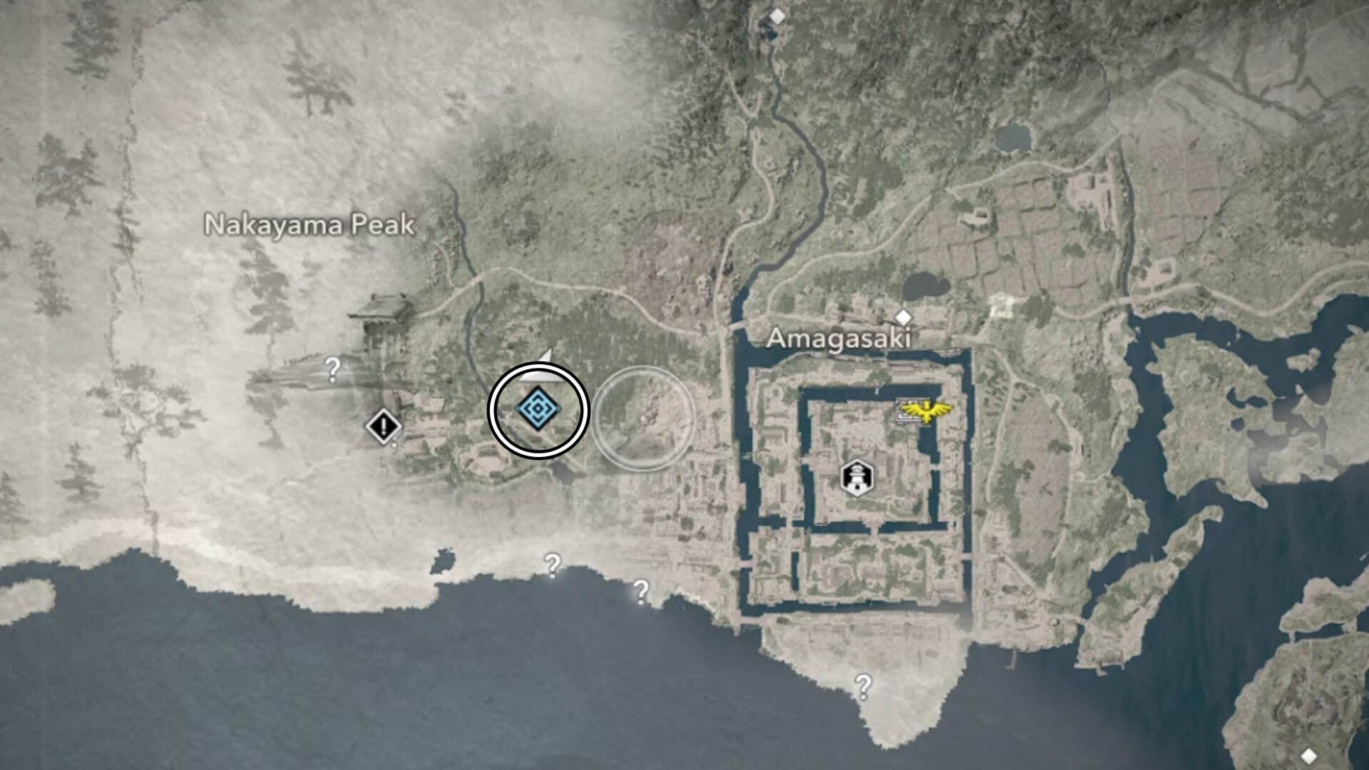 assassin&rsquo;s creed shadows Nanatsumatsu map location