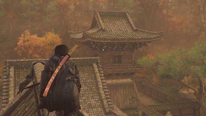 assassin’s creed shadows Naoe at Tenryuji Temple