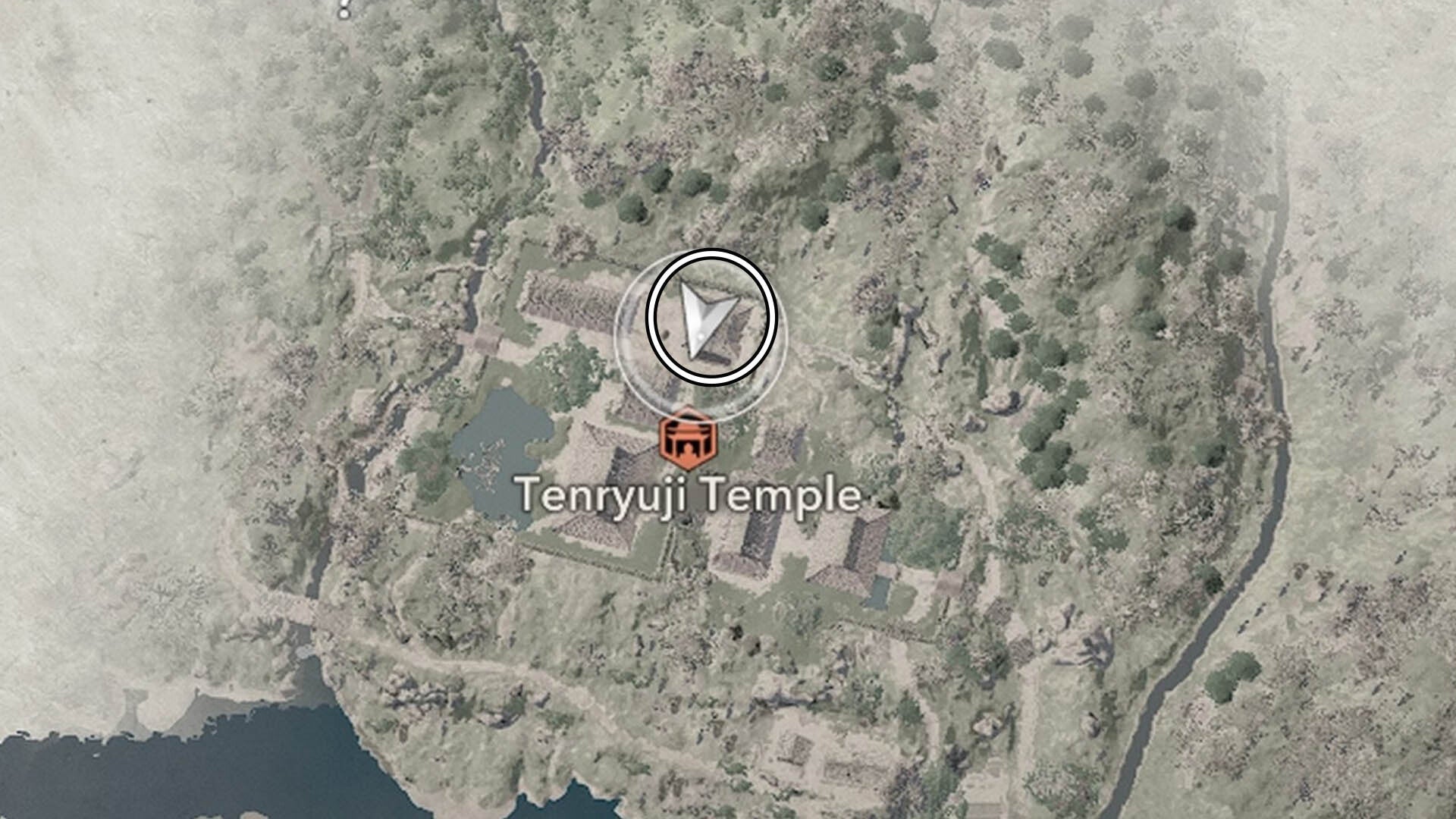 assassin&rsquo;s creed shadows Tenryuji Temple lost page one map location