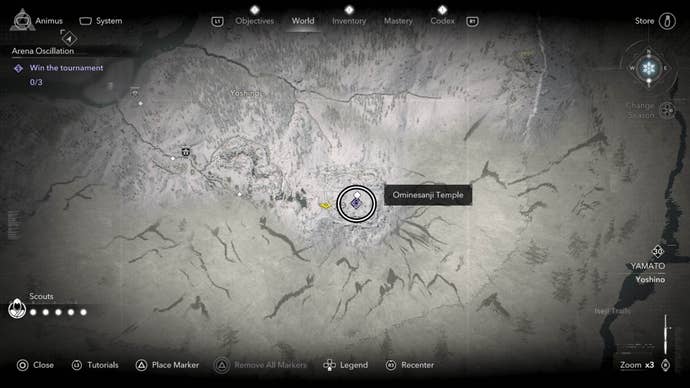 assassin’s creed shadows arena oscillation anomaly map location
