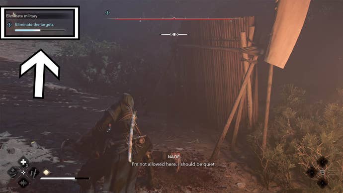 assassin’s creed shadows eliminate targets contract progress bar