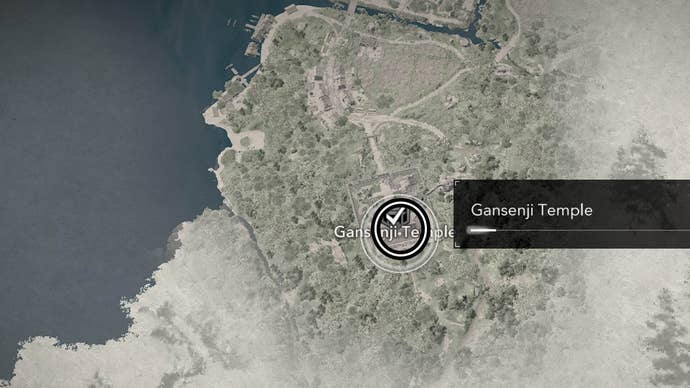 assassin’s creed shadows gansenji temple lost page two map location