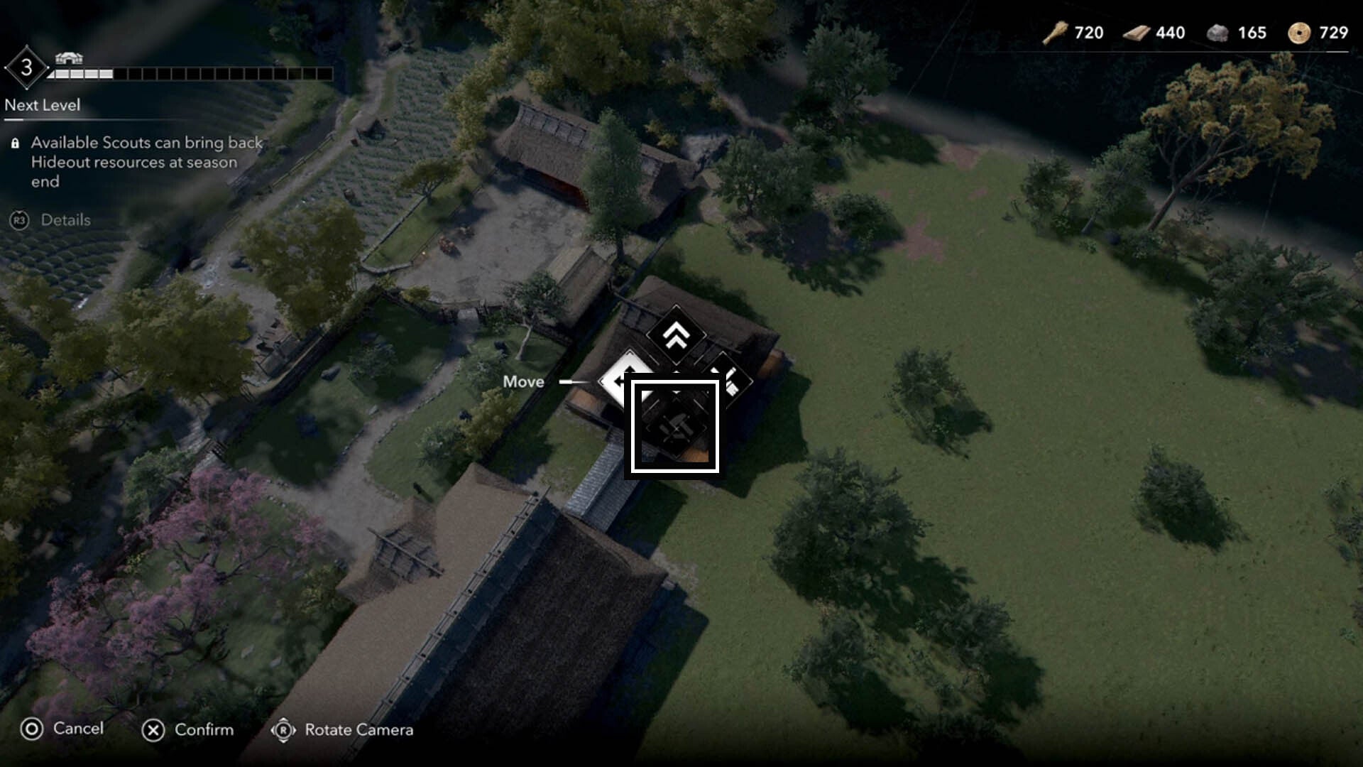 assassin&rsquo;s creed shadows hideout building delete building option