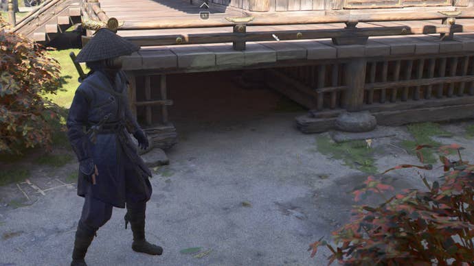 assassin’s creed shadows honnoji temple hole beneath house for lost page three