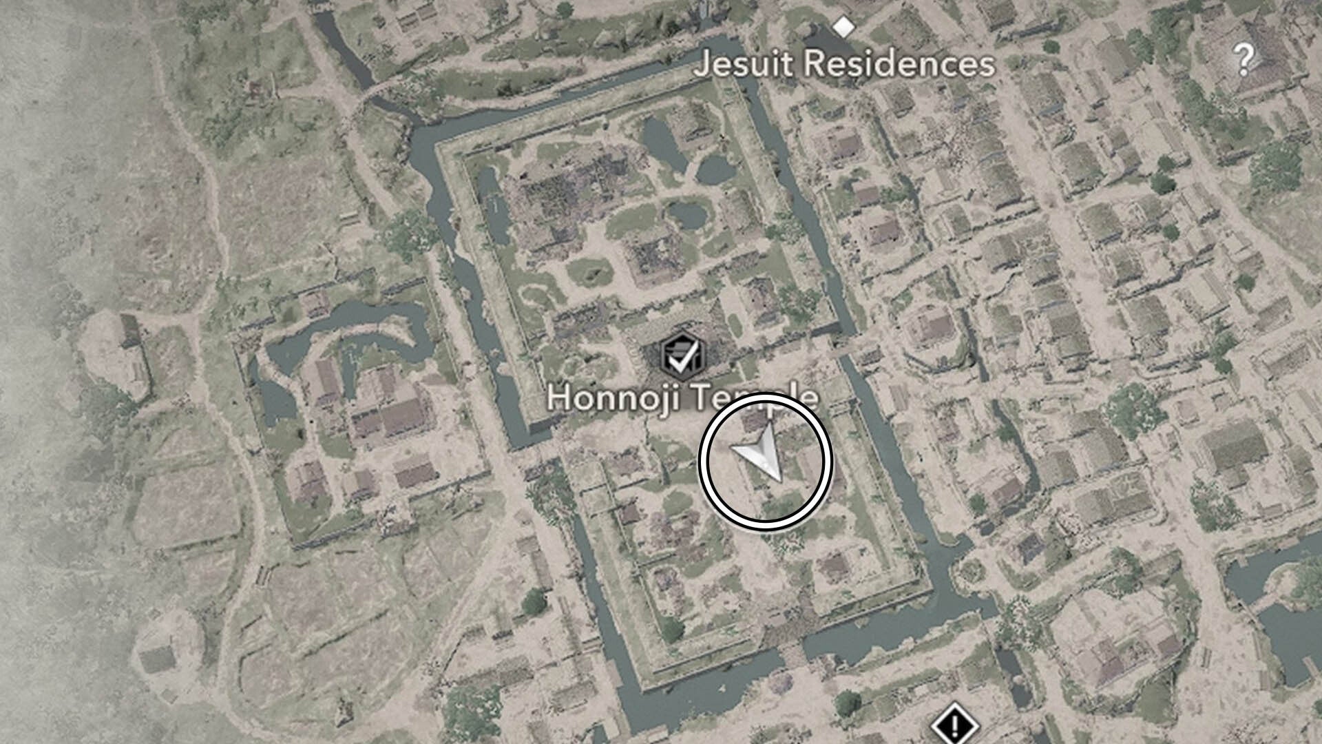 assassin&rsquo;s creed shadows honnoji temple lost page four map location