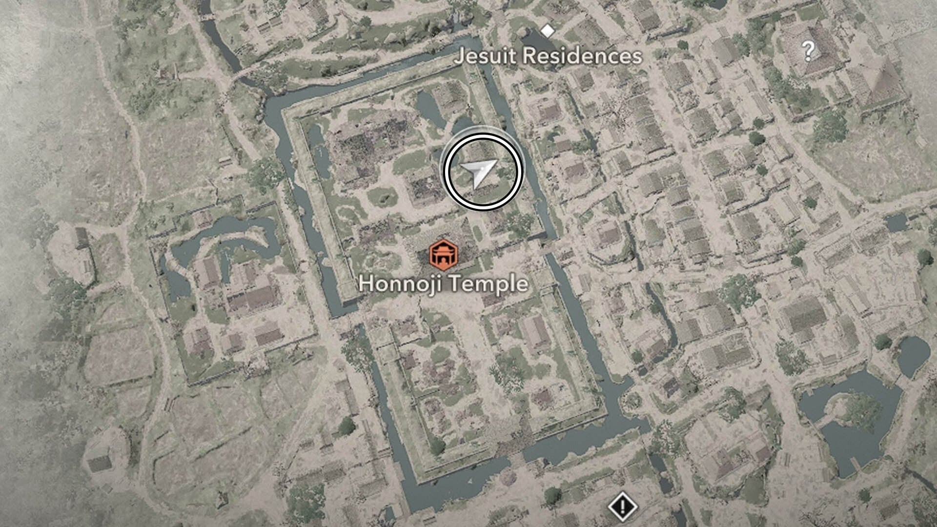 assassin&rsquo;s creed shadows honnoji temple lost page three map location