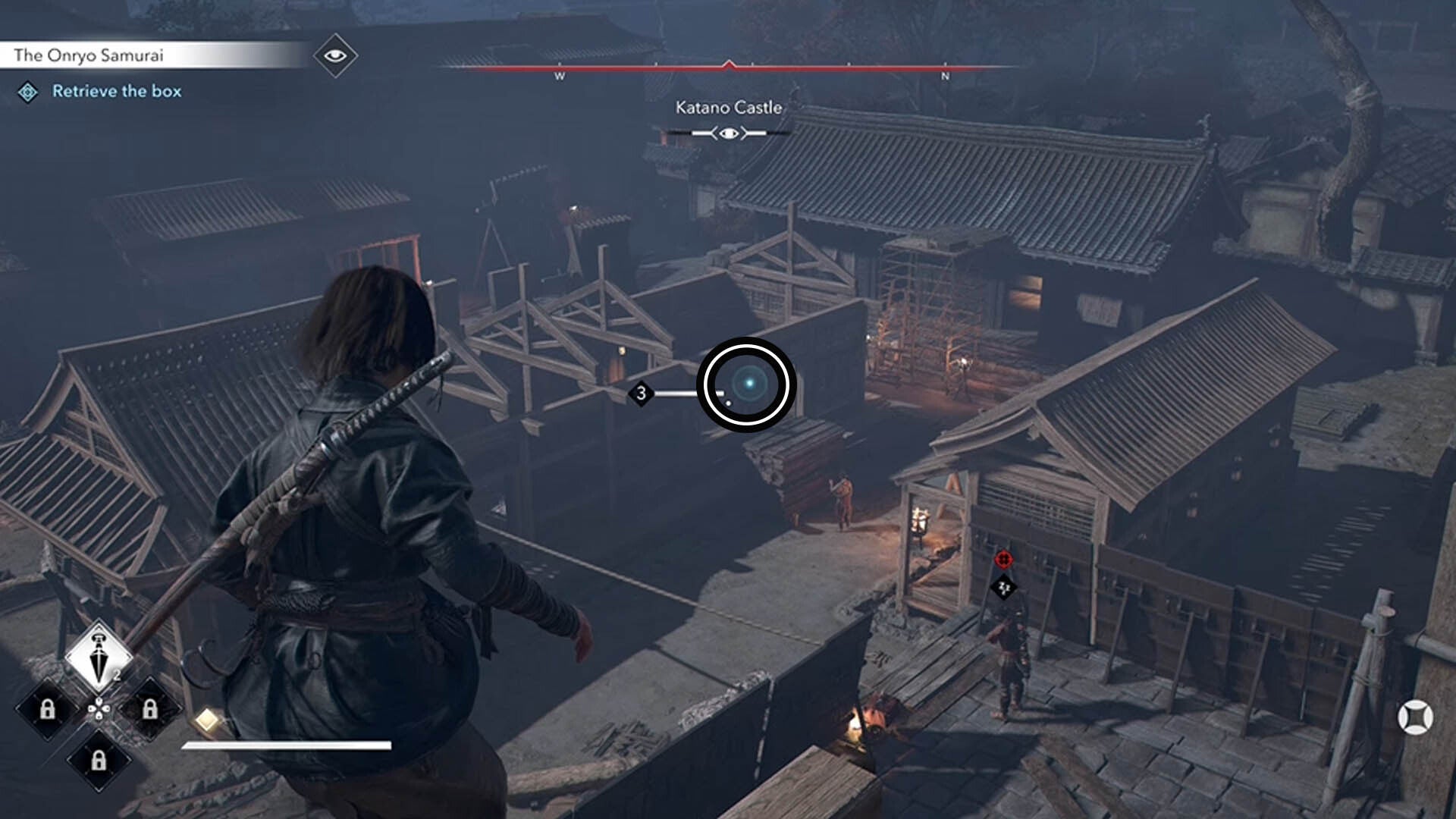 assassin&rsquo;s creed shadows katano castle unseen achievement box location
