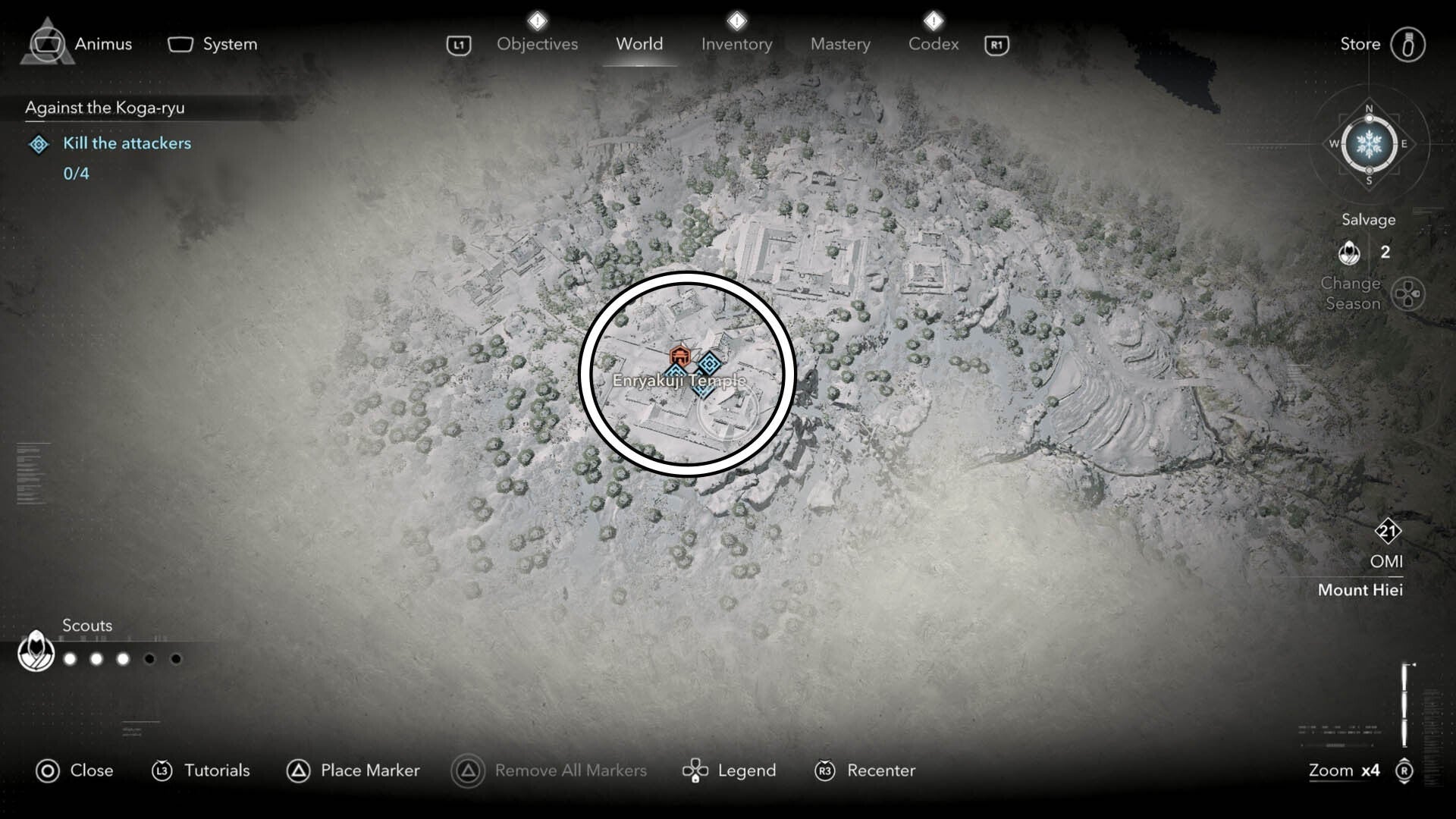 assassin&rsquo;s creed shadows katsuhime map location against the koga-ryu