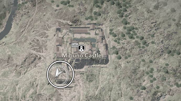 assassin’s creed shadows mibuno castle first samurai map location