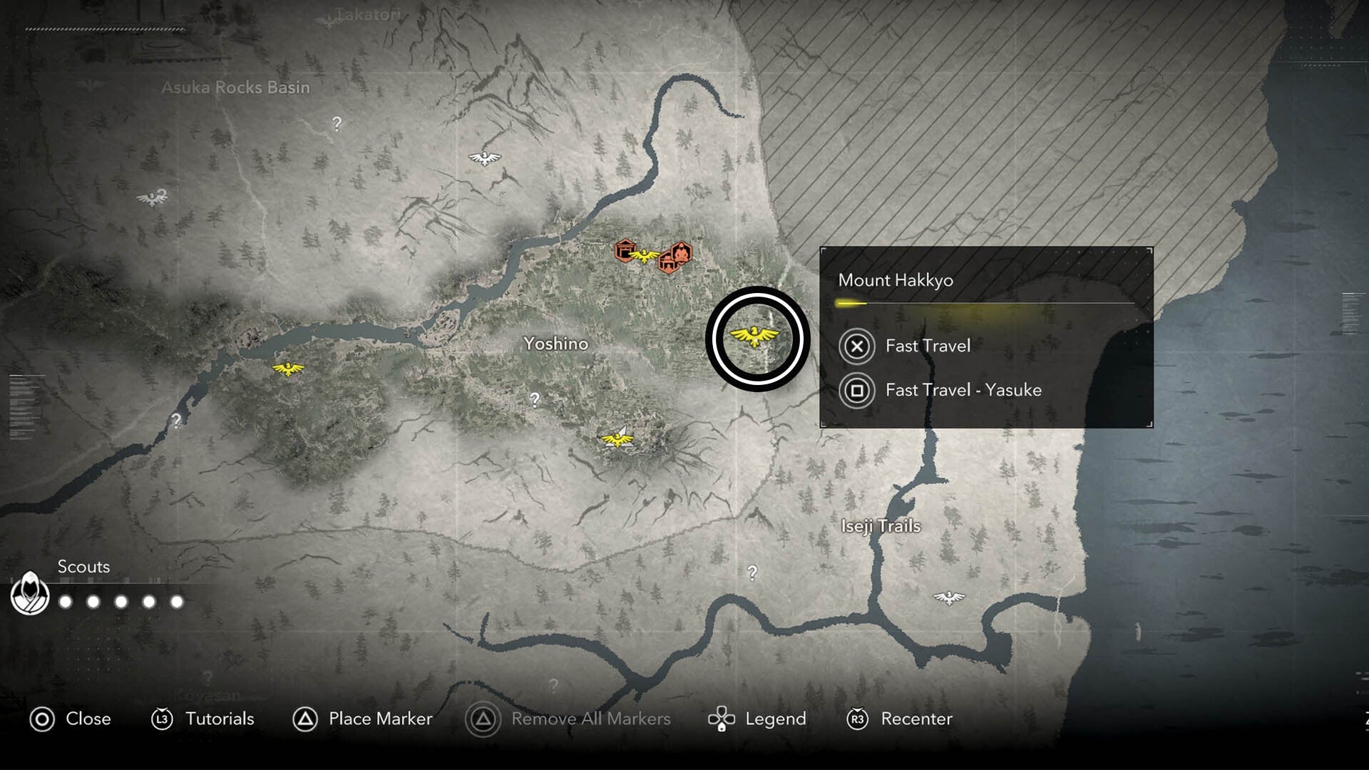 assassin&rsquo;s creed shadows mount hakkyo viewpoint map location