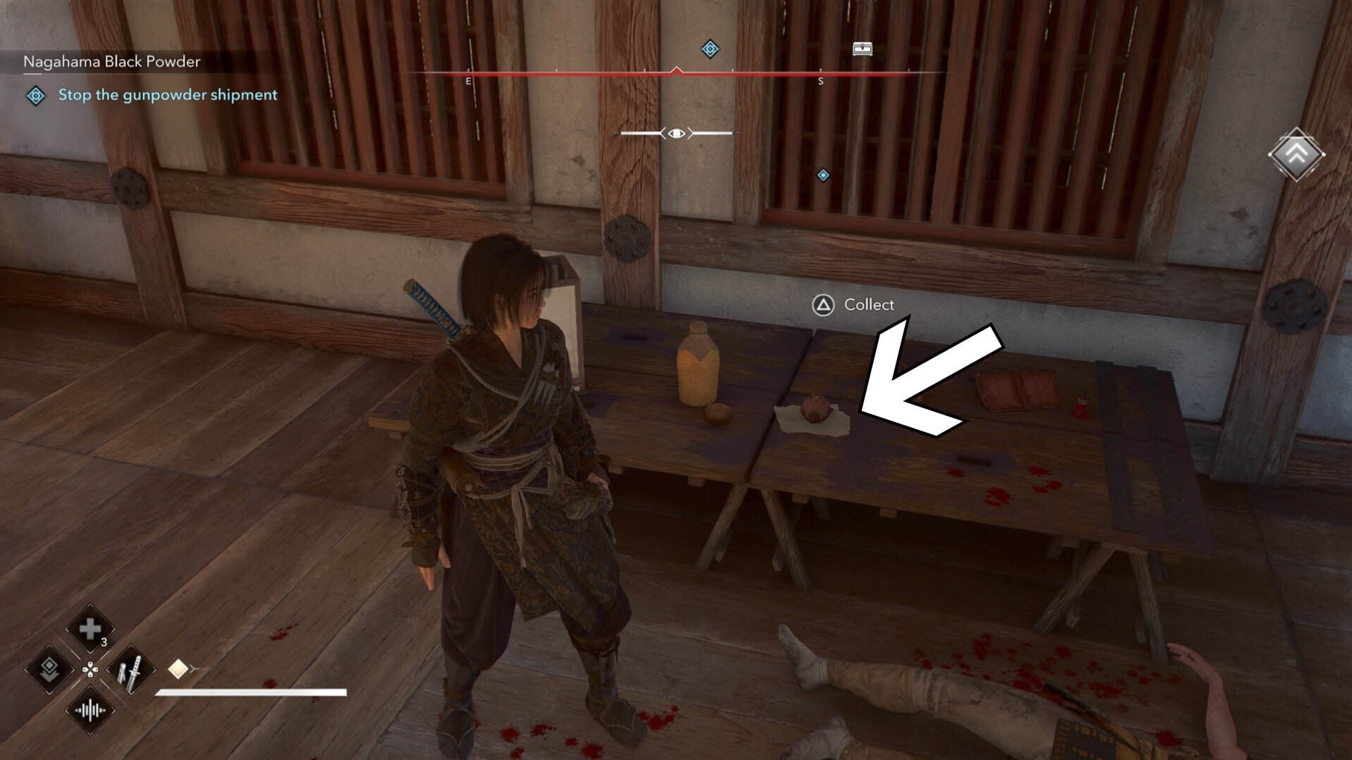 assassin&rsquo;s creed shadows nagahama black powder tool location