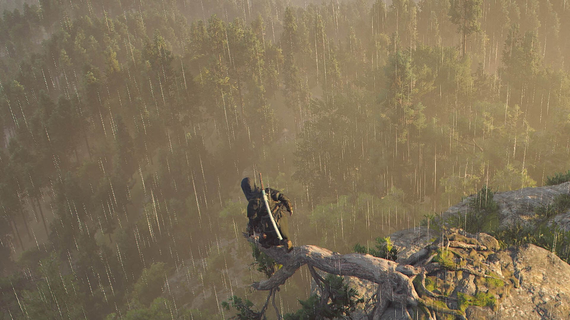 assassin&rsquo;s creed shadows naoe at mount hakkyo viewpoint