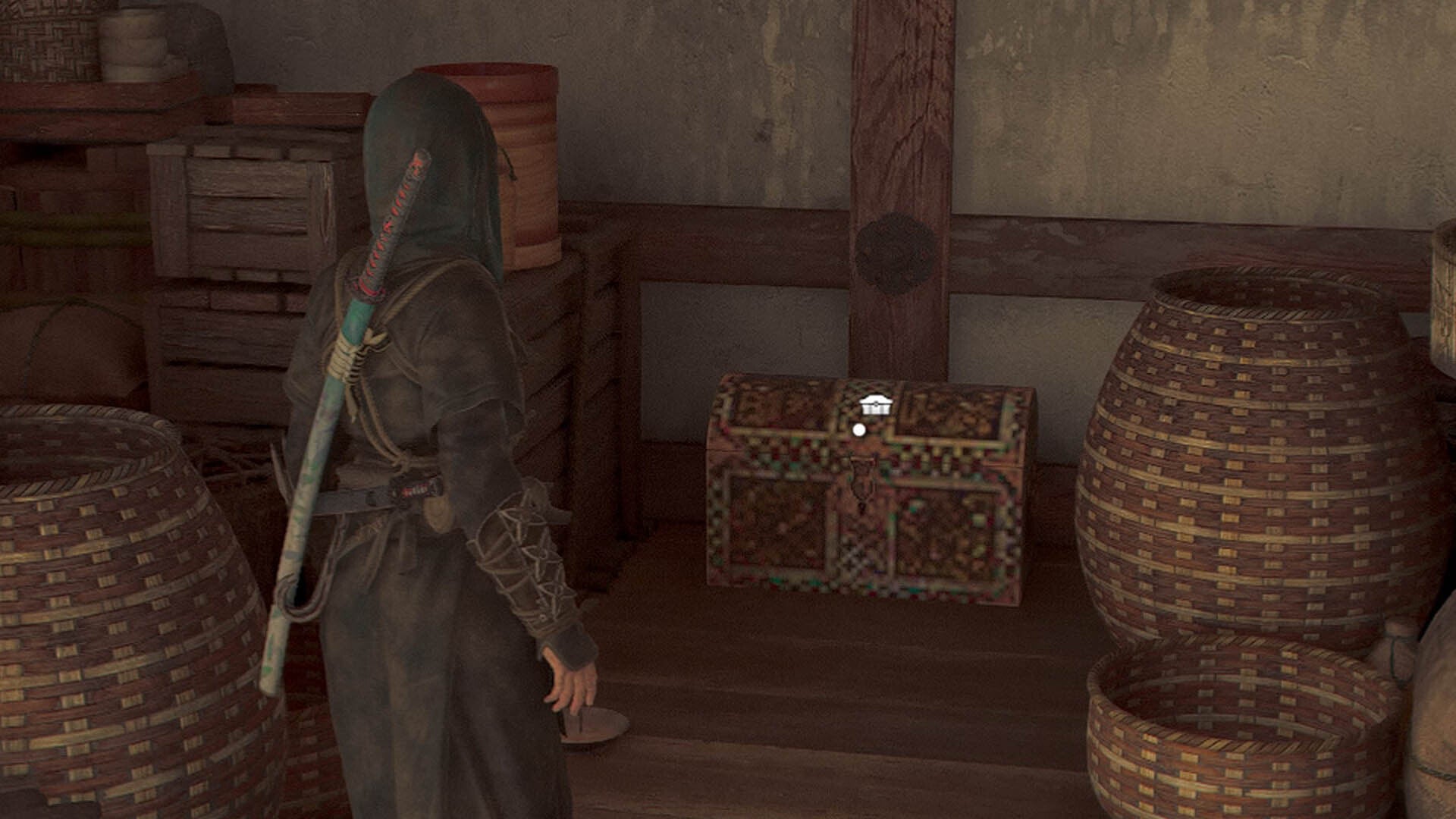 assassin&rsquo;s creed shadows naoe facing chest