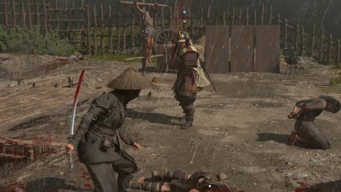 assassin’s creed shadows naoe facing shindo hiroshii executioner