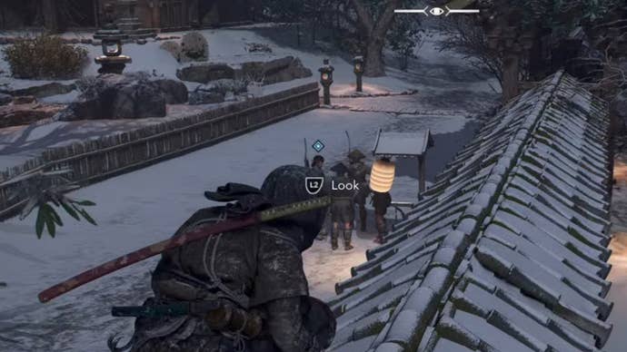 assassin’s creed shadows naoe listening to guards family drama quest