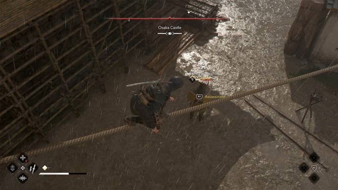 assassin’s creed shadows osaka castle third samurai