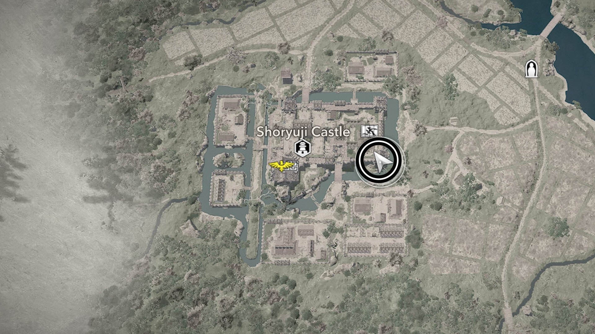 assassin&rsquo;s creed shadows shoryuji castle kura key map location