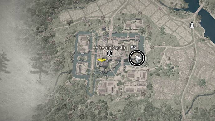 assassin’s creed shadows shoryuji castle kura key map location