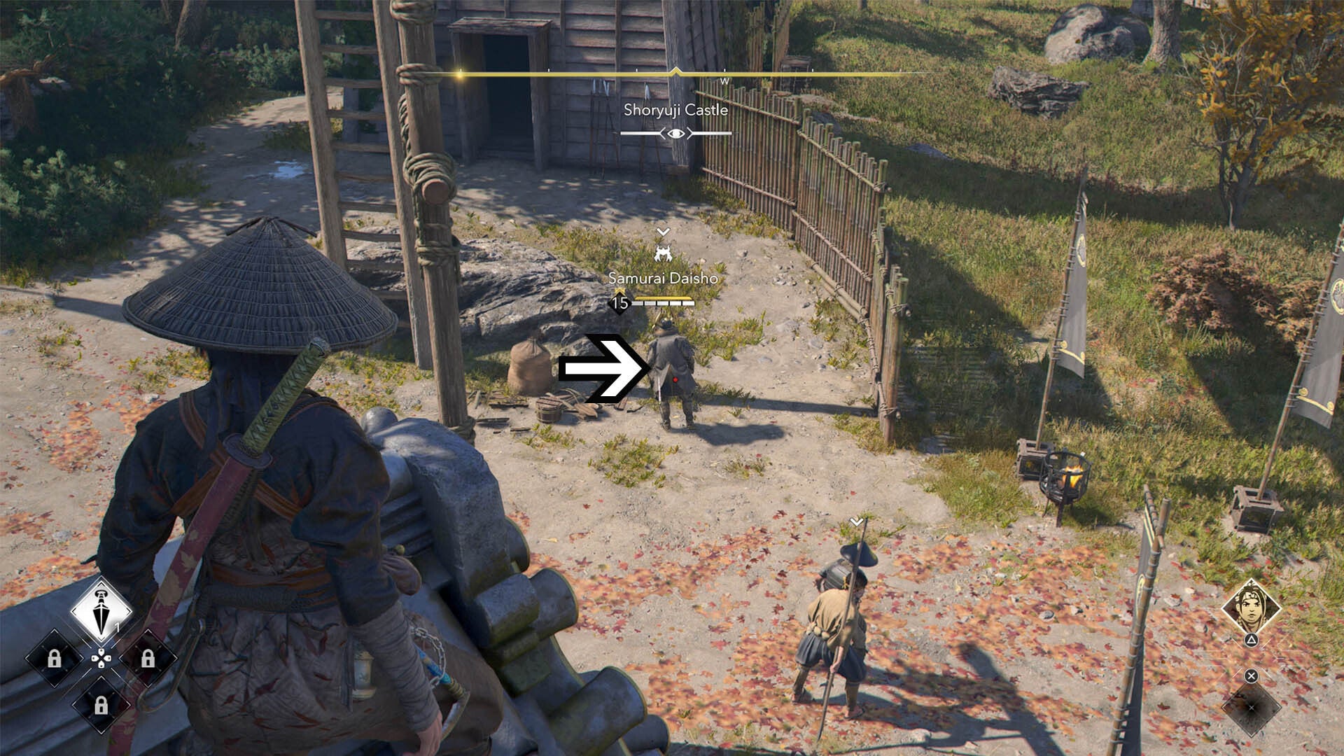 assassin&rsquo;s creed shadows shoryuji castle third samurai