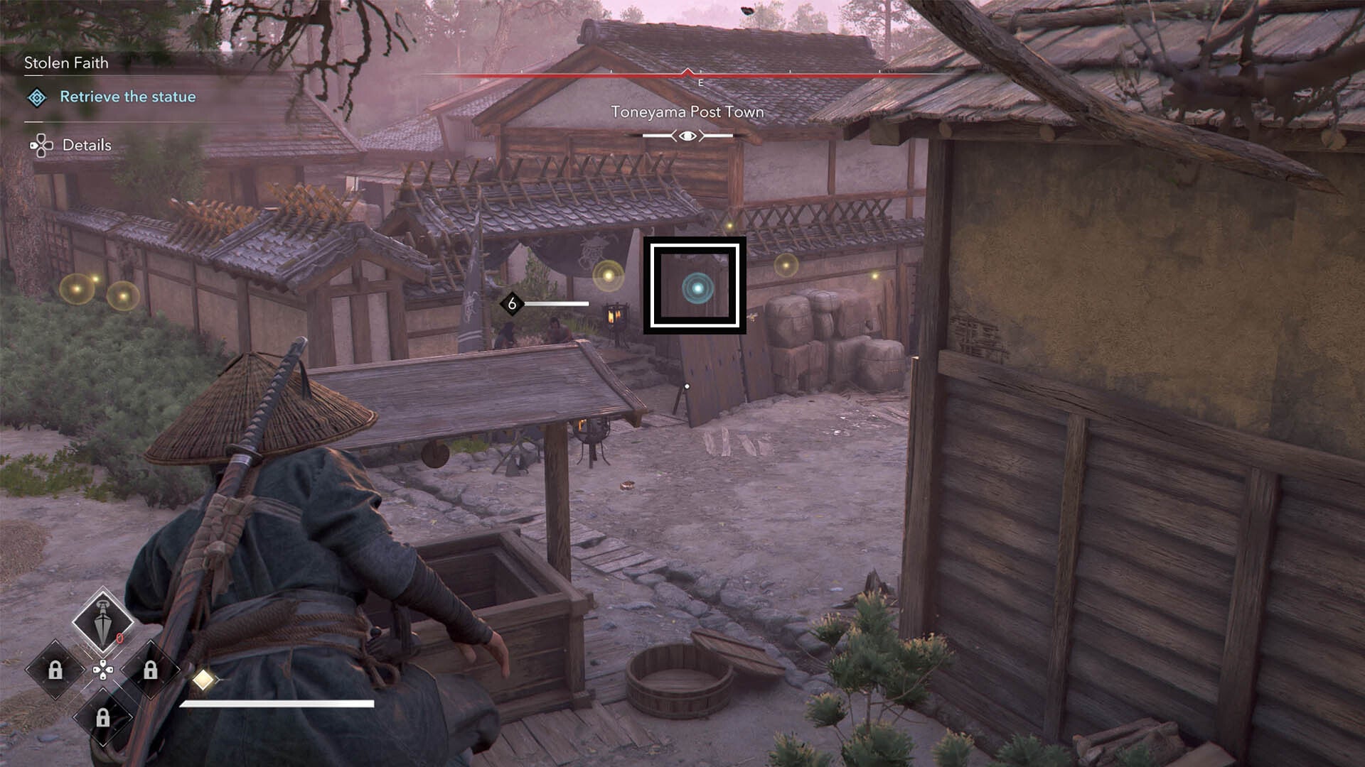 assassin&rsquo;s creed shadows stolen faith statue house location