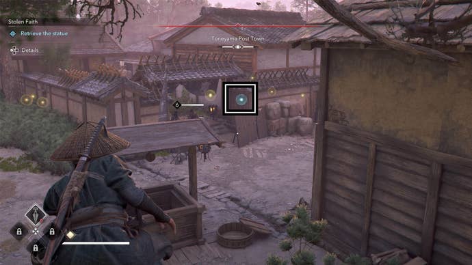 assassin’s creed shadows stolen faith statue house location