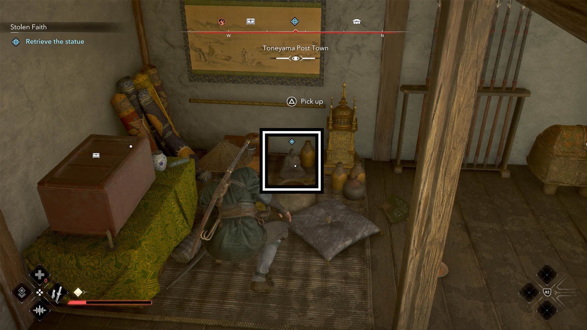 assassin&rsquo;s creed shadows stolen faith statue location