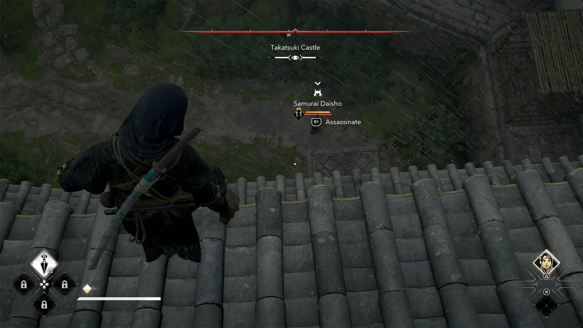 assassin&rsquo;s creed shadows takatsuki castle first samurai