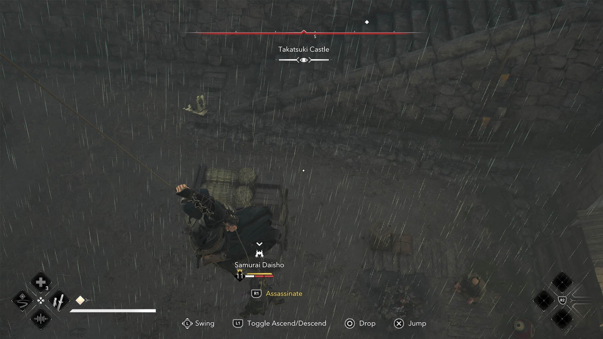 assassin&rsquo;s creed shadows takatsuki castle second samurai