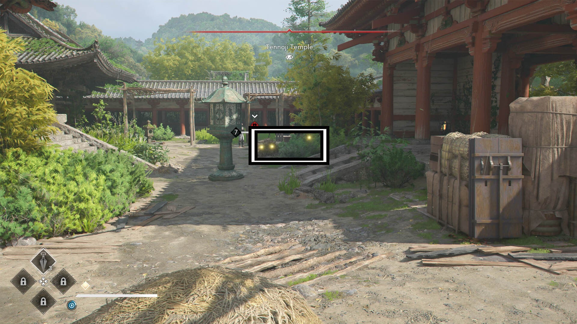 assassin&rsquo;s creed shadows tennoji temple potential resource markers