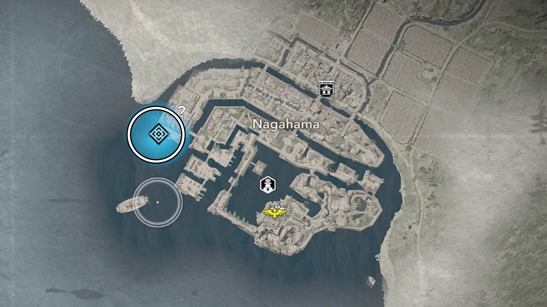 assassin&rsquo;s creed shadows teppo factory close up map location