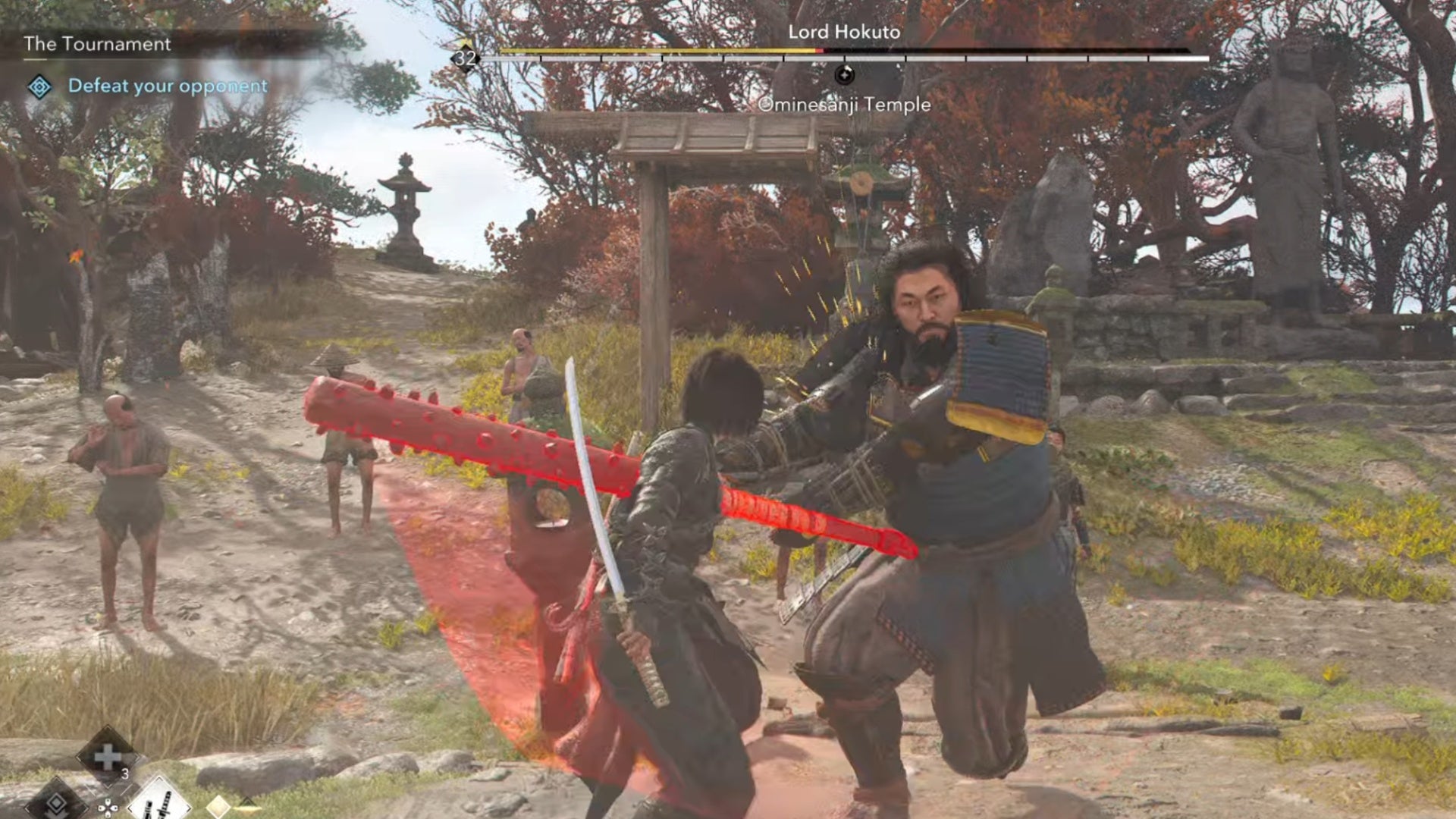 assassin&rsquo;s creed shadows the tournament lord hokuto heavy weapon attack