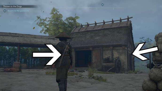 assassin’s creed shadows thrown to the dogs ichiro key house