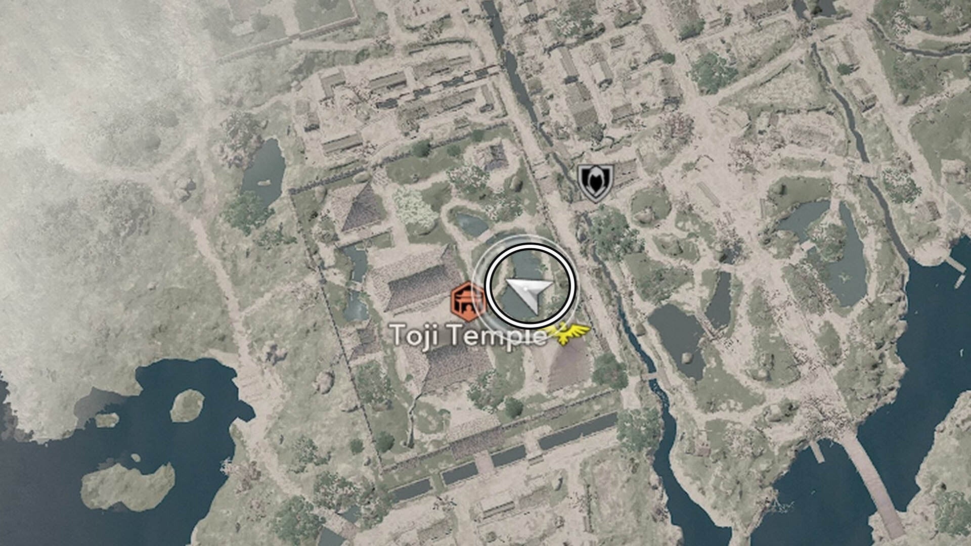 assassin&rsquo;s creed shadows toji temple lost page two map location
