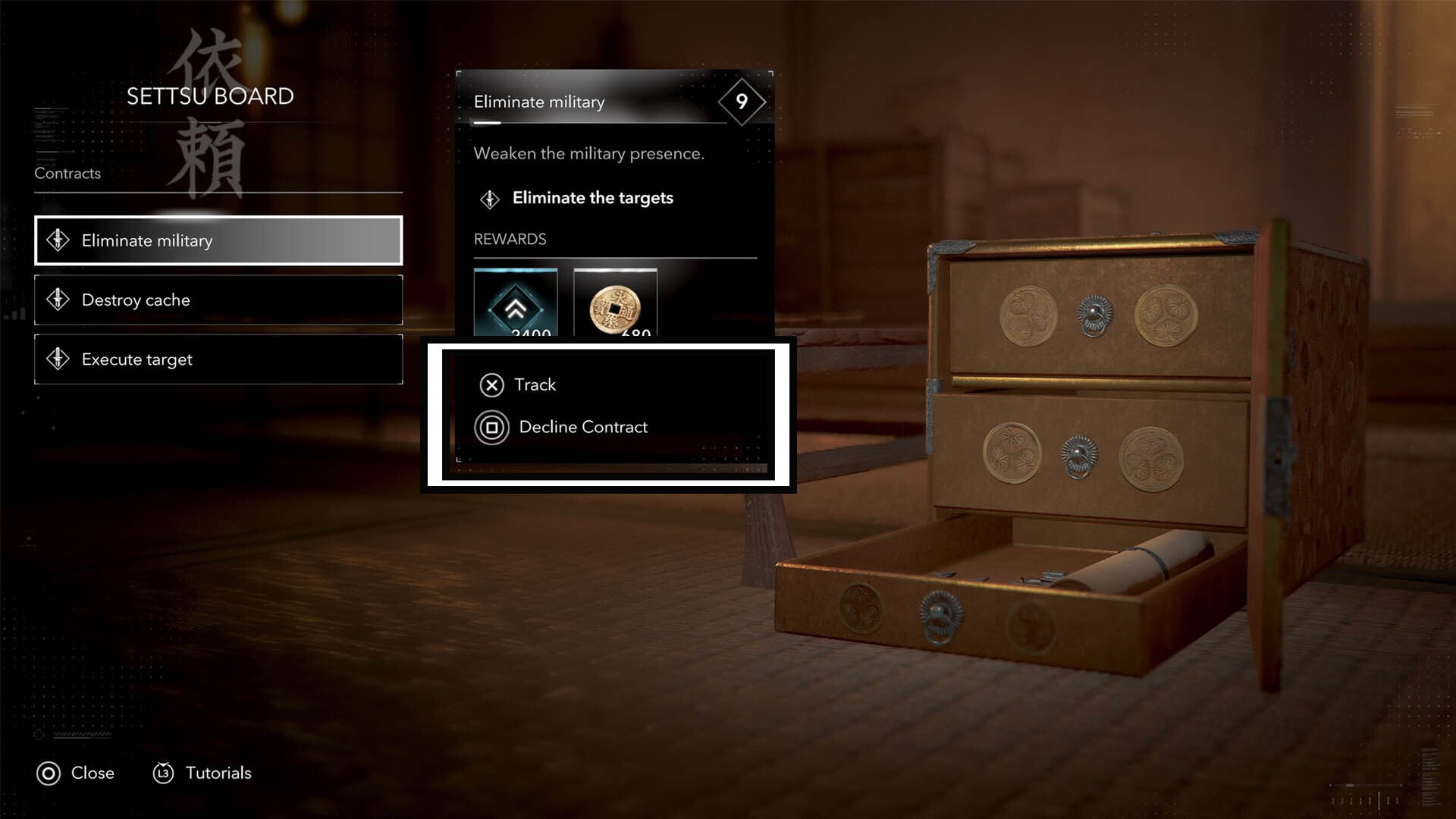 assassin&rsquo;s creed shadows track decline contract option