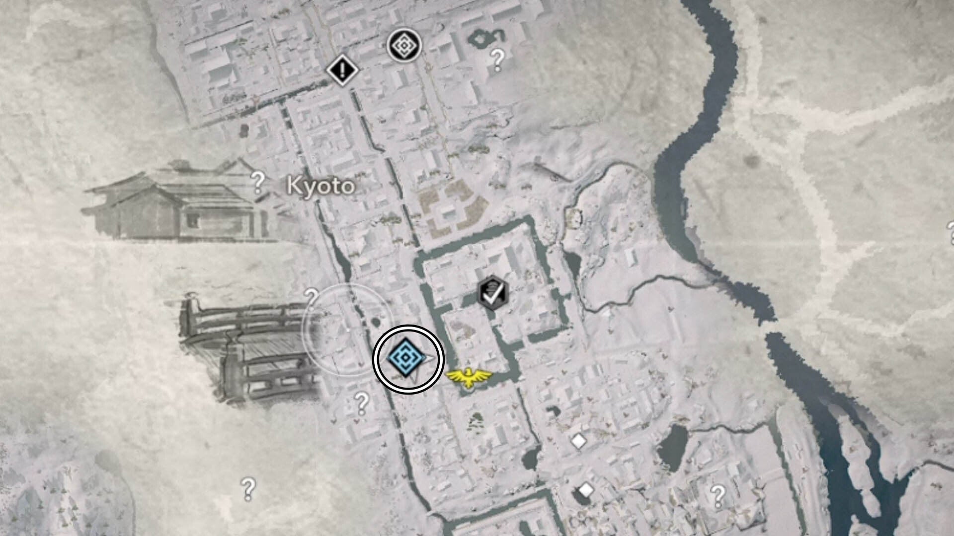 assassin&rsquo;s creed shadows twisted tree merchant map location