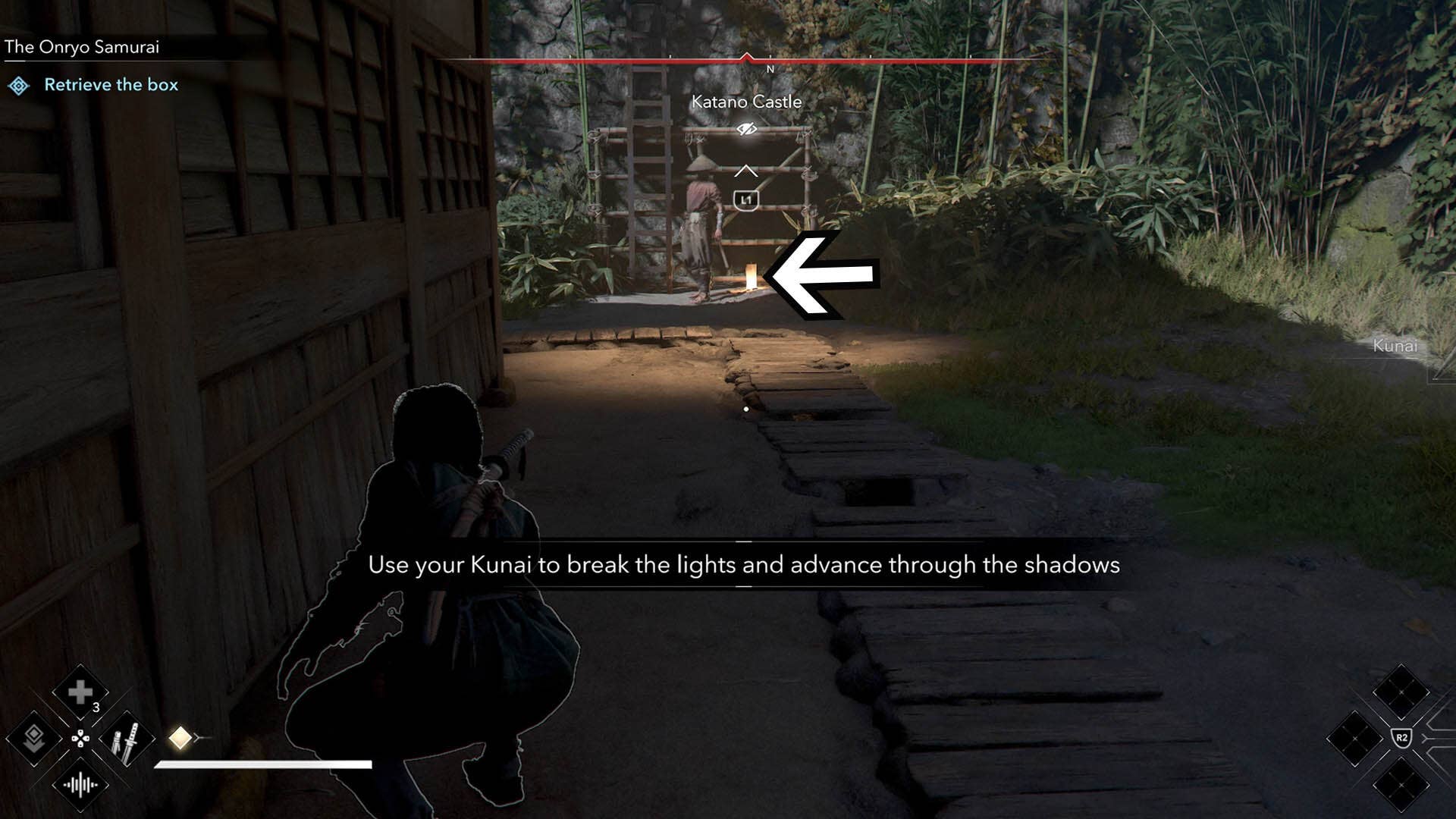 How to get the box unseen during The Onryo Samurai in Assassin's Creed ...