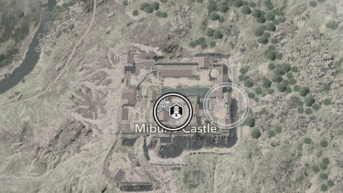 assassin's creed shadows mibuno castle second samurai map location