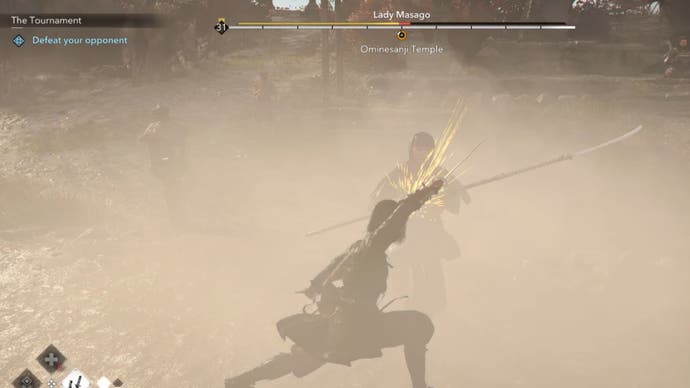 Assassin's Creed Shadows – Naoe im Kampf gegen Lady Masago