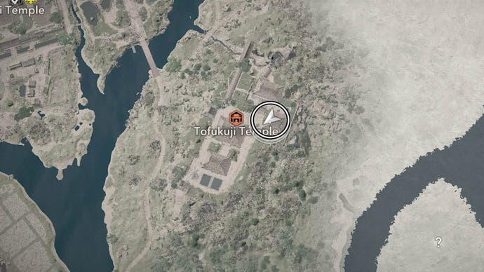 Assassin's Creed Shadows Tofukuji Temple Lost Page two Map Place