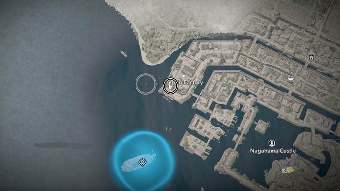 Assassin's Creed Shadwos Teppo Factory index location