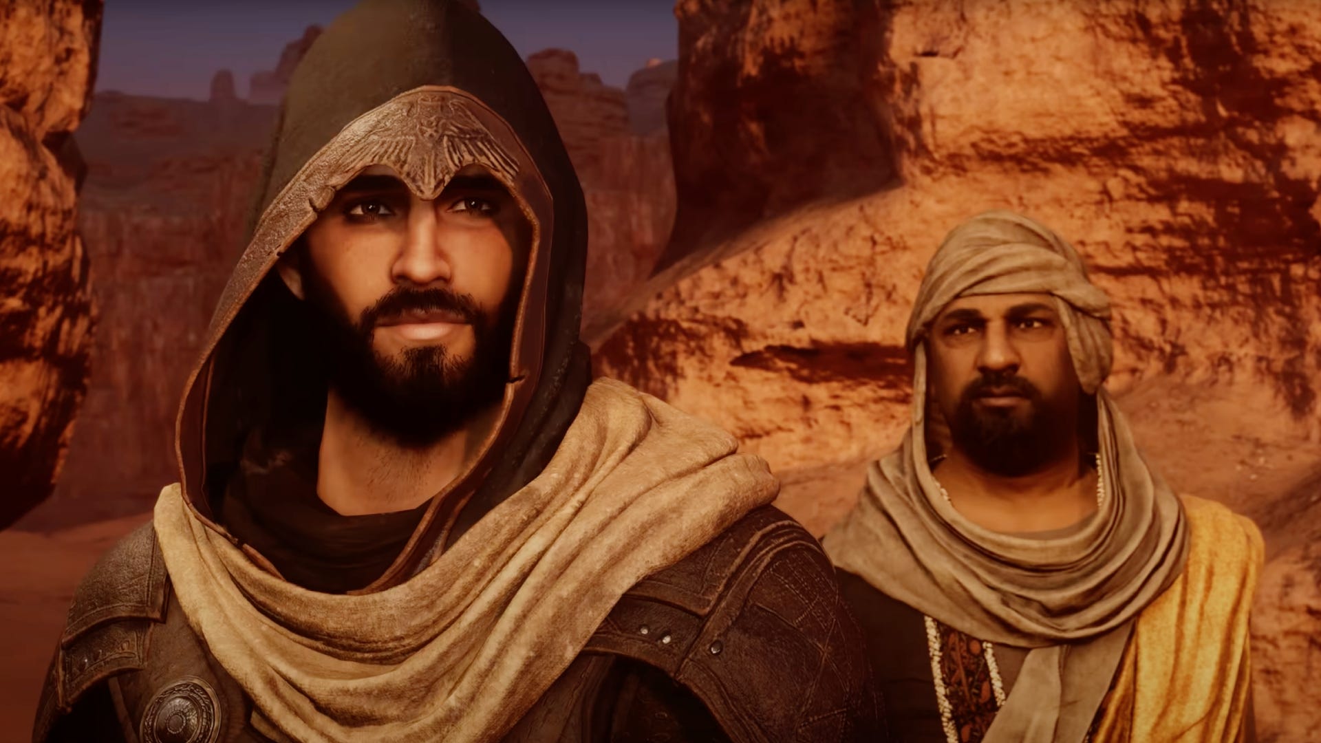 Basim successful  Assassin's Creed Mirage's Valley of Memory DLC.