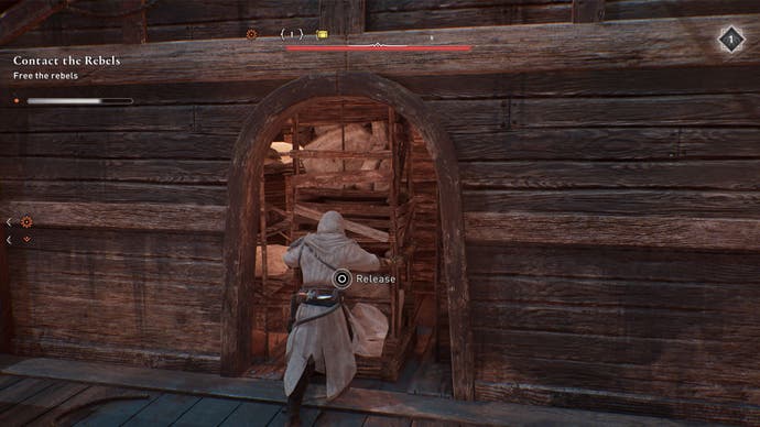 assassins creed mirage basim pushing entrance crate harbiyah upper dock puzzle