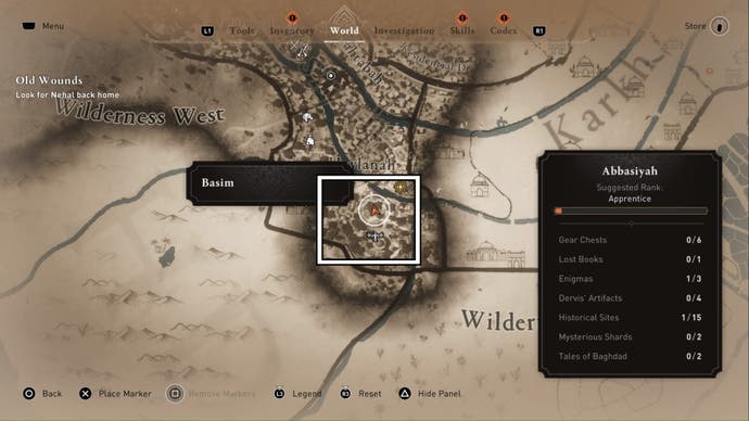 assassins creed mirage delight by the dome reward world map location