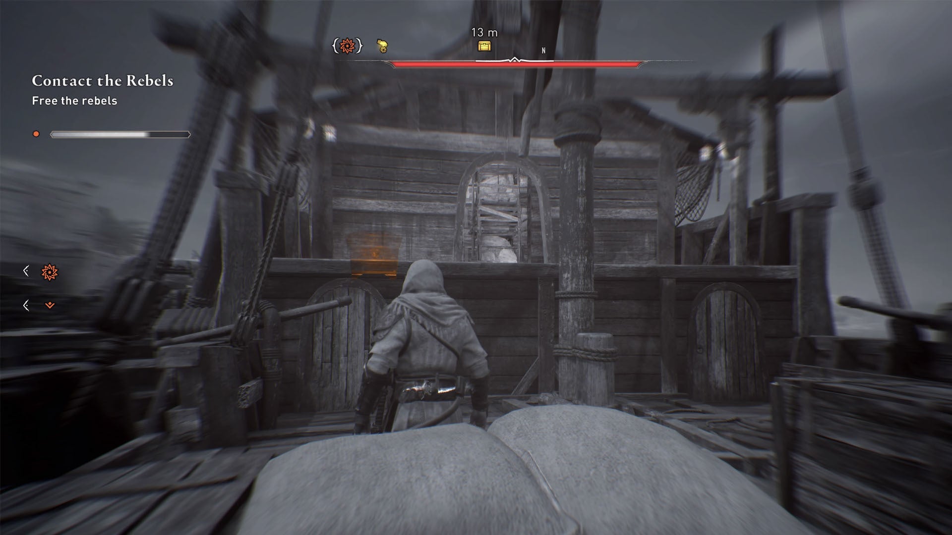 assassins creed mirage harbiyah upper harbor eagle vision gear chest