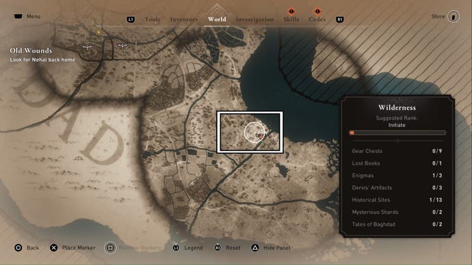 assassins creed mirage jarjarayah location on world map