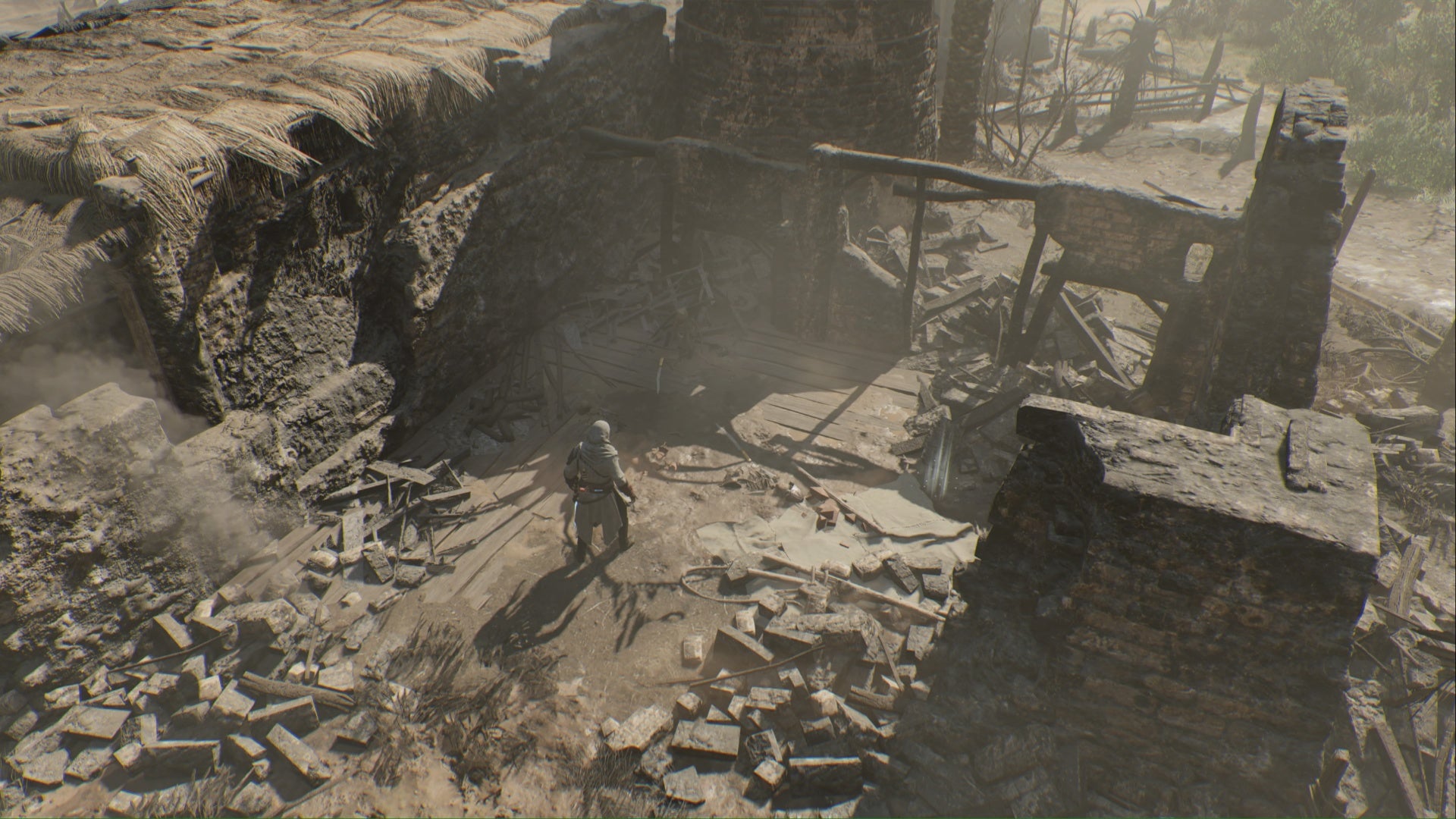 assassins creed mirage solve this problem enigma reward location in burned down hut