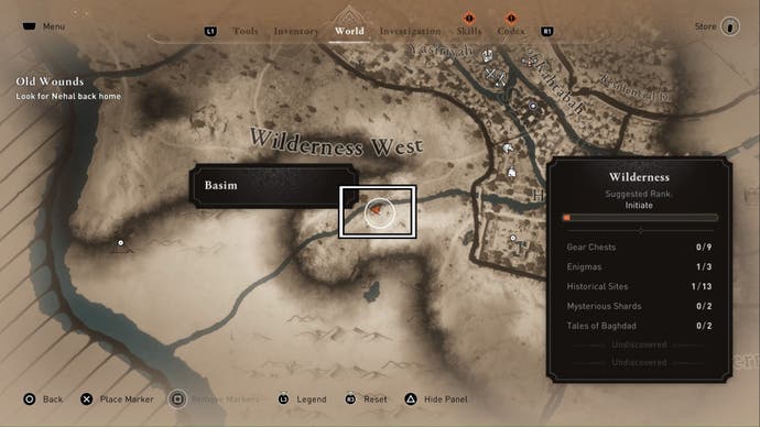 assassins creed mirage the gift engima reward world map location