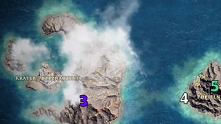 Assassin's Creed Odyssey - Andros, Wyspy wulkaniczne: mapa