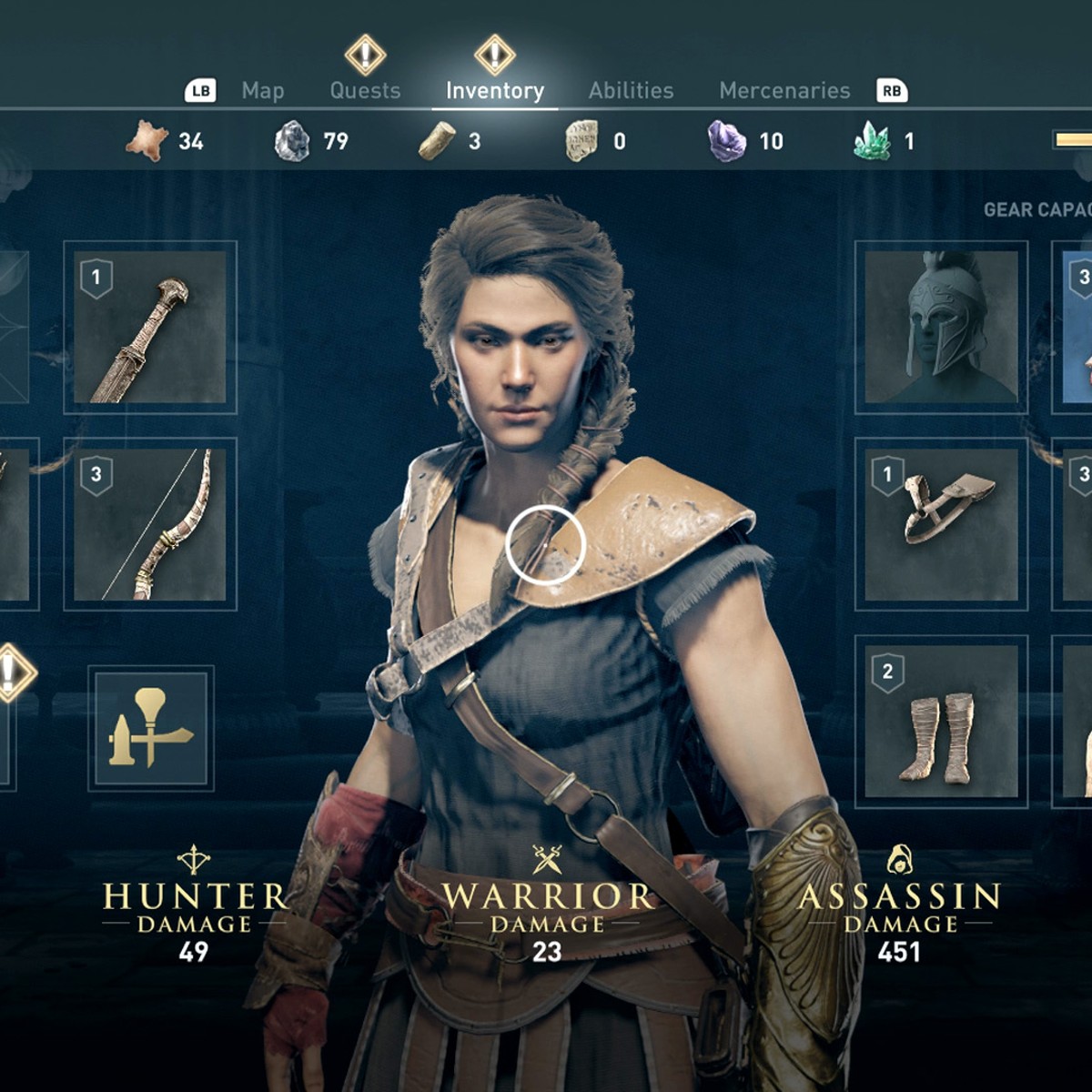 Assassin’s Creed Odyssey inventory: how to get the best weapons